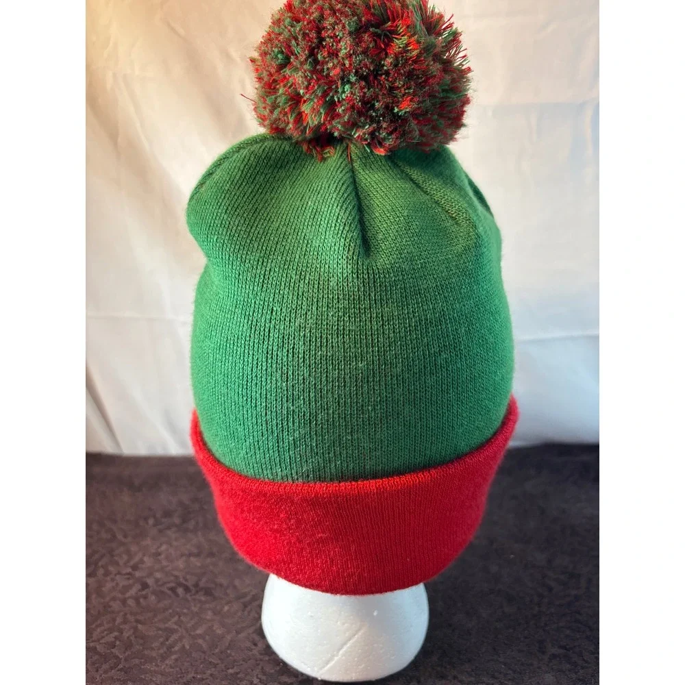 Target Your Sweater Is Ugly Christmas Beanie Green‎ Red Pom Pom Hat OSFM